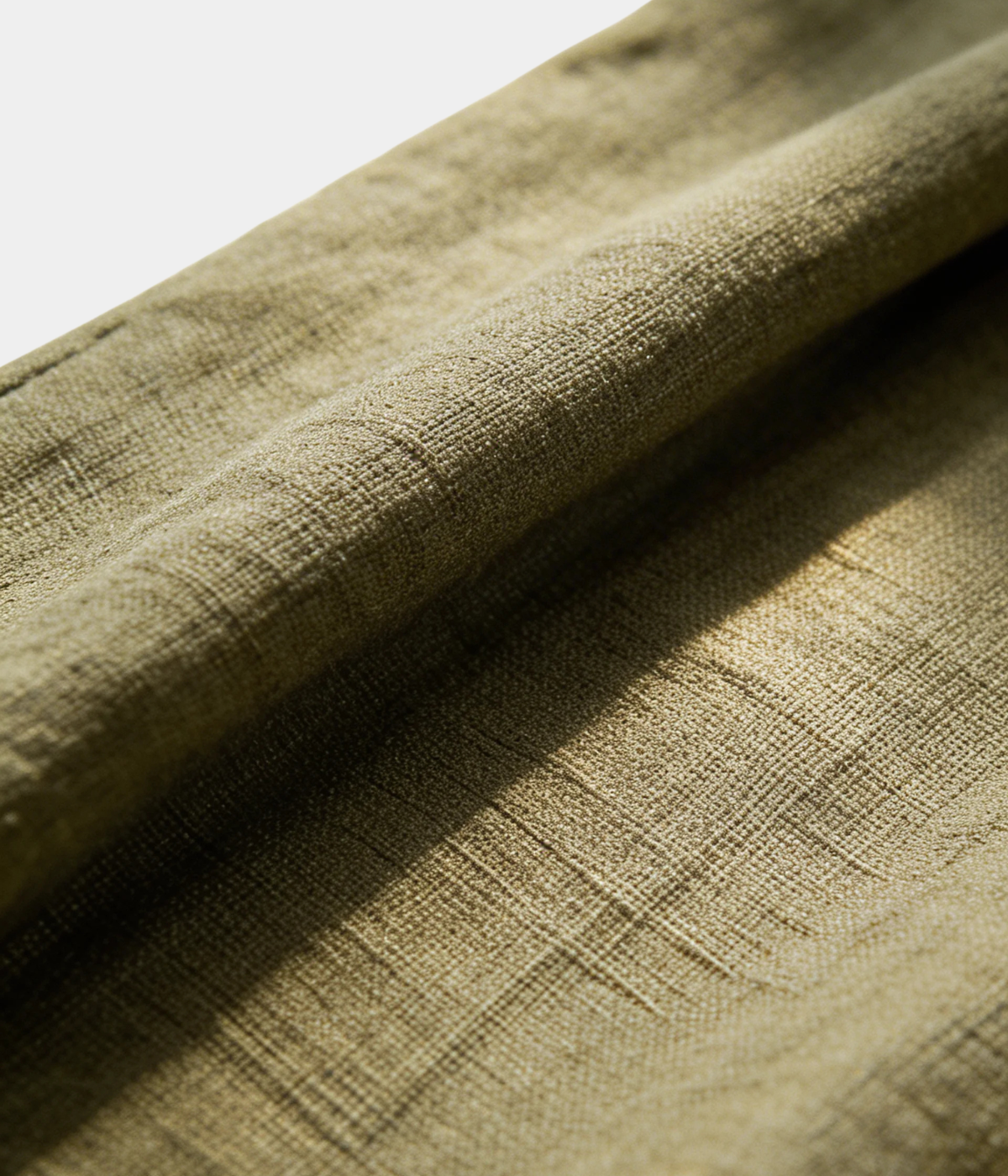 Pantaloni di lino color oliva