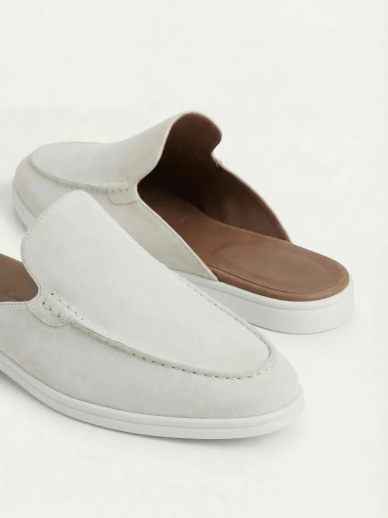 Weiße Positano Pantolette