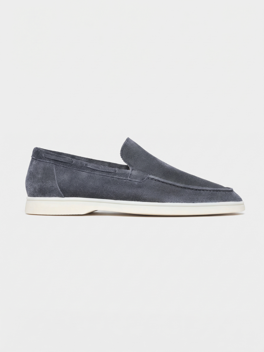 Mocassini Yacht Blu Acciaio