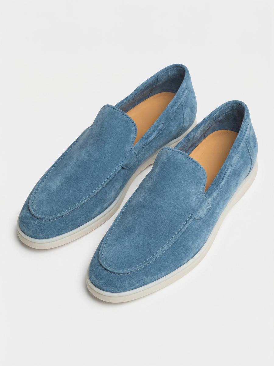 Mocassini da yacht blu zaffiro
