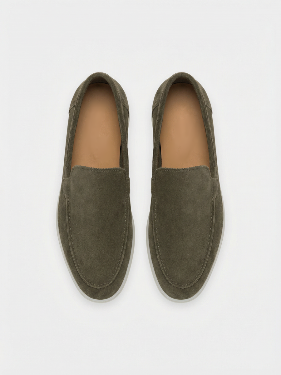 Mocassini da barca Olive