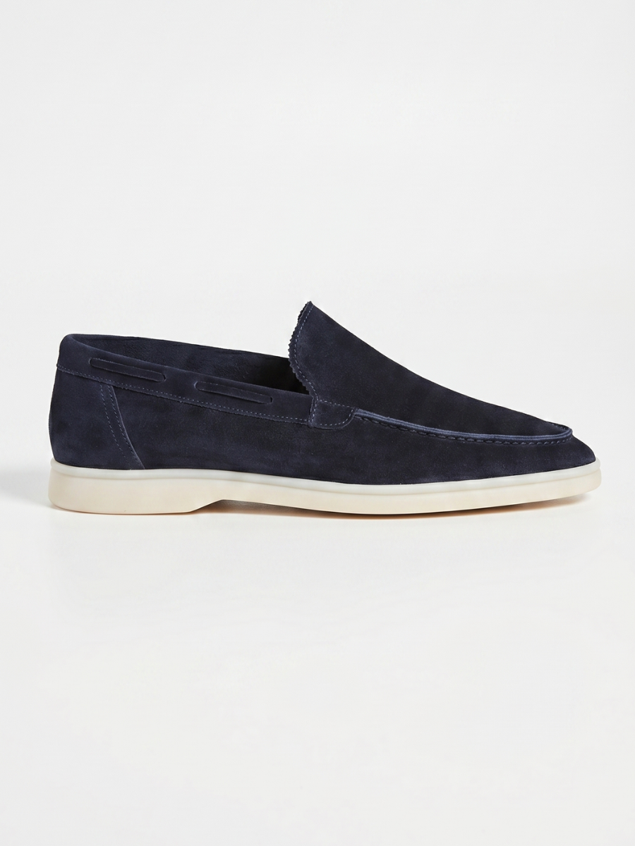 Mocassini da yacht blu navy