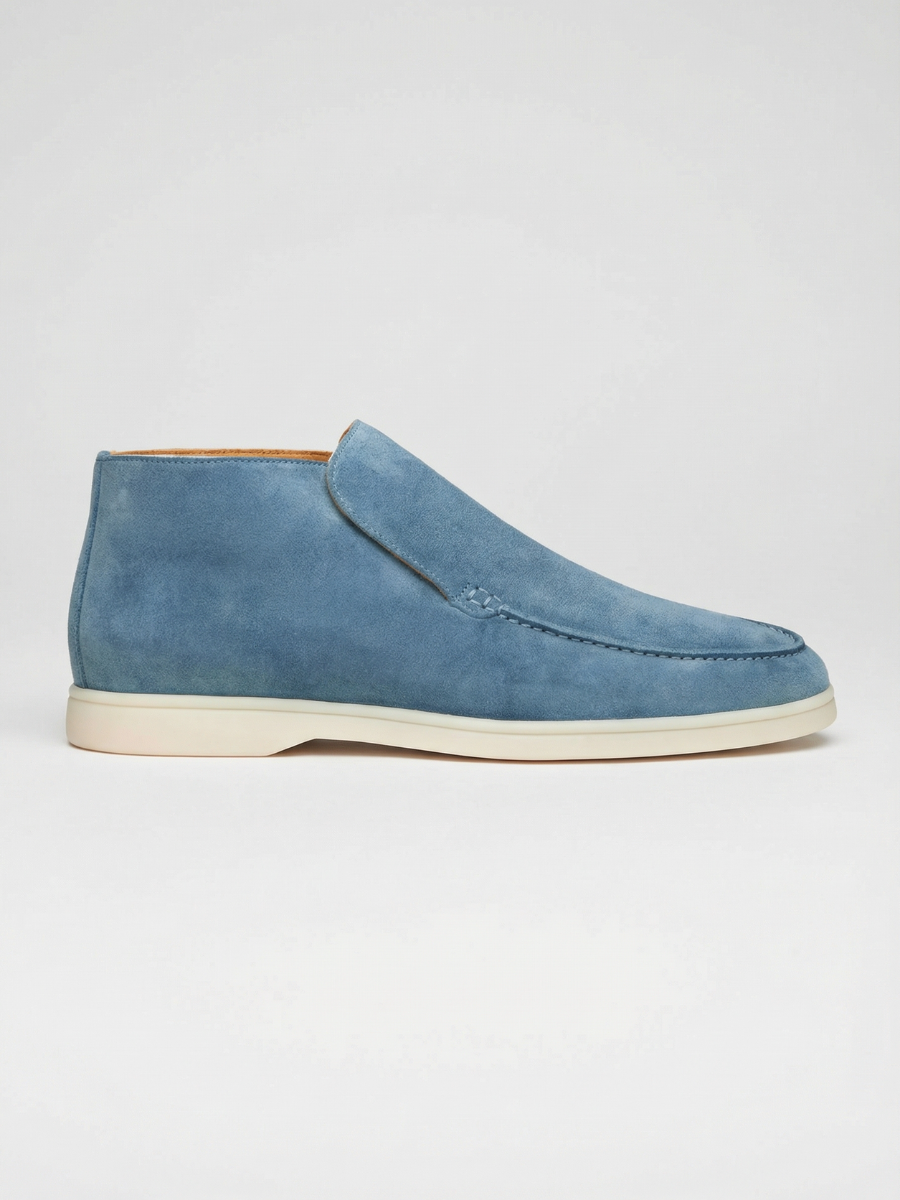 Saphirblauer City-Loafer