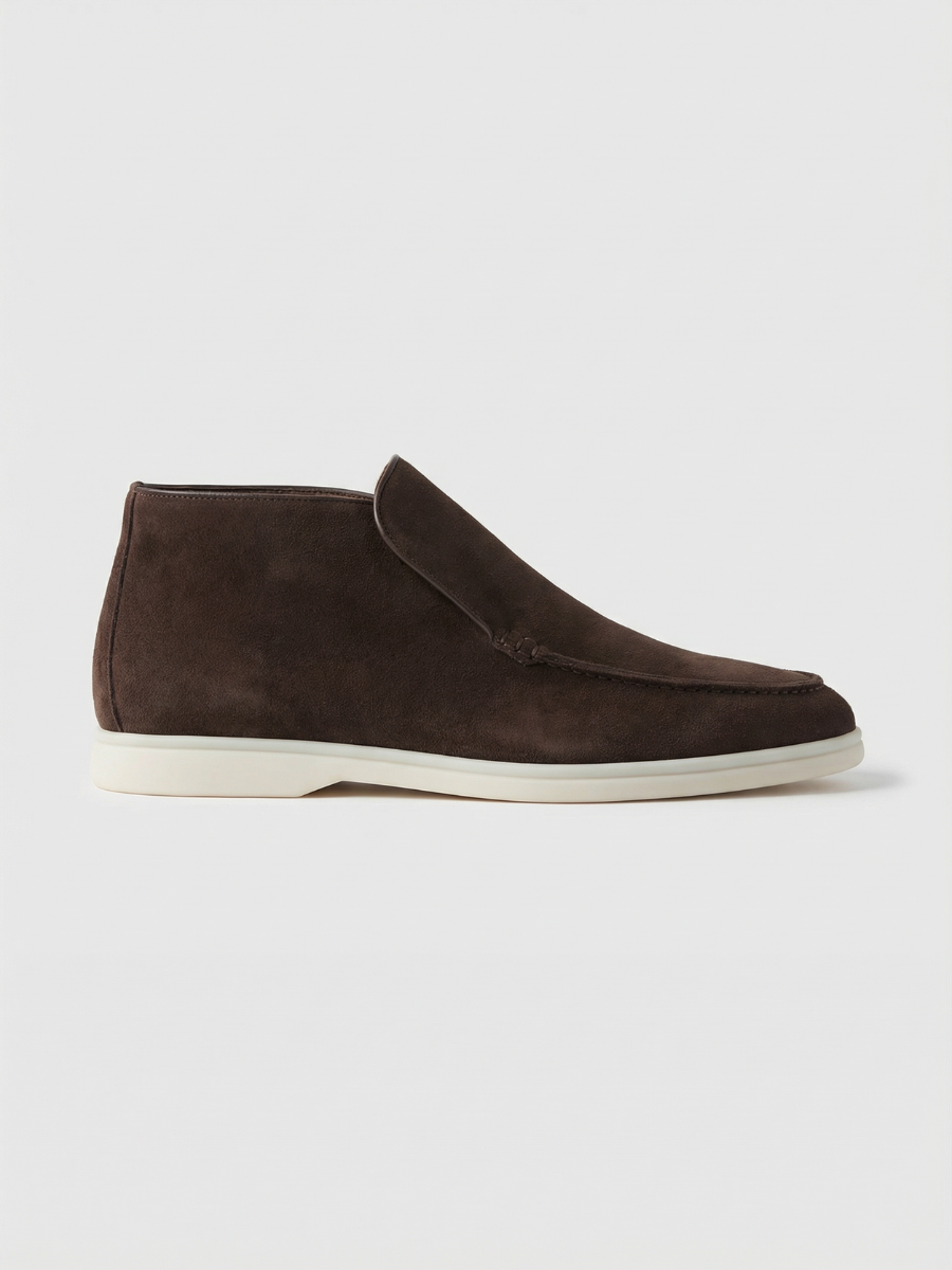 Warmer grauer City-Loafer