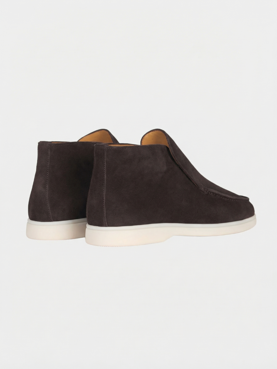 Warmer grauer City-Loafer