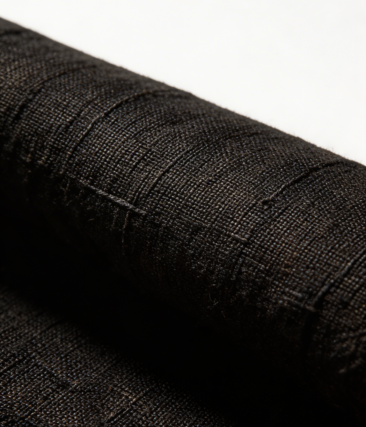 Schwarze Leinenhose