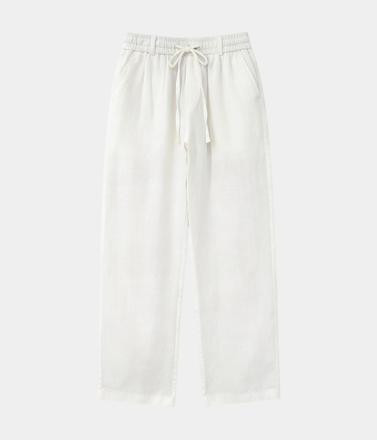 Pantaloni di lino bianchi