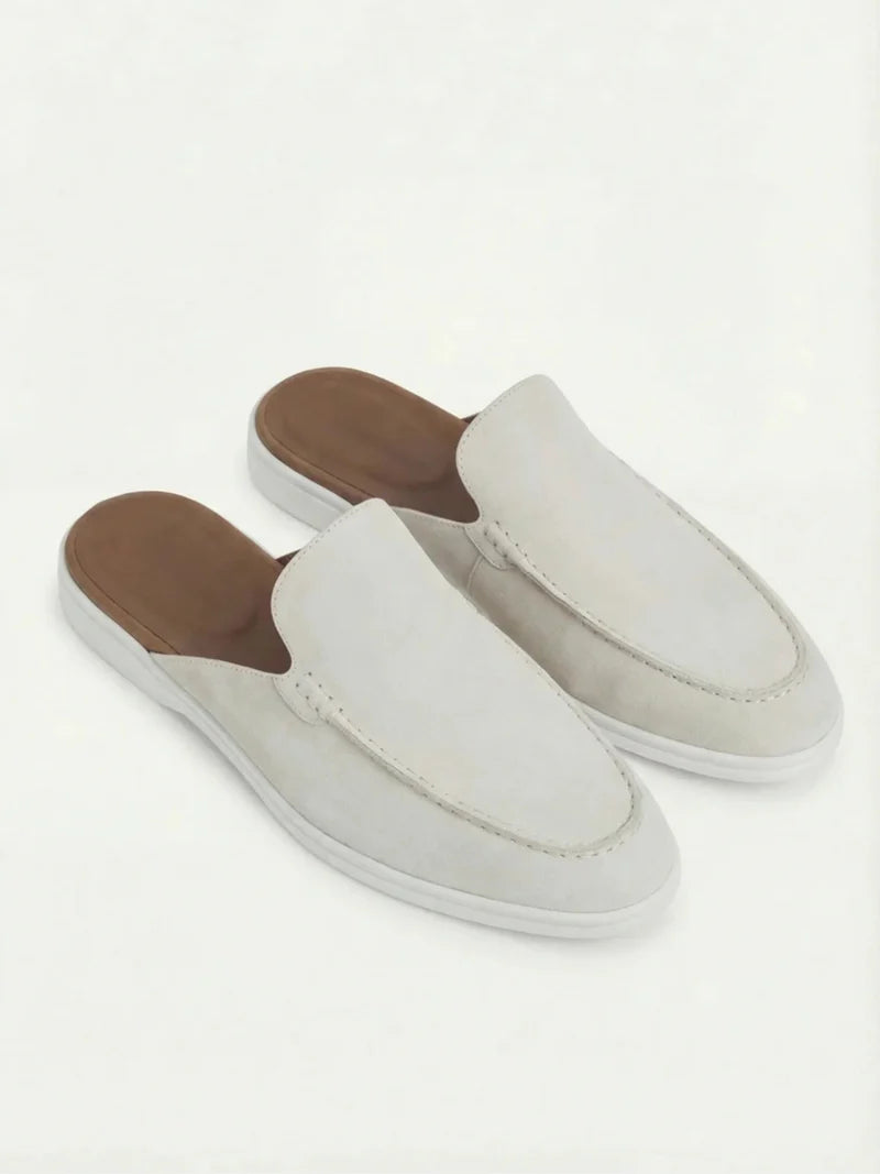 Weiße Positano Pantolette
