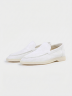 White Yacht Loafers