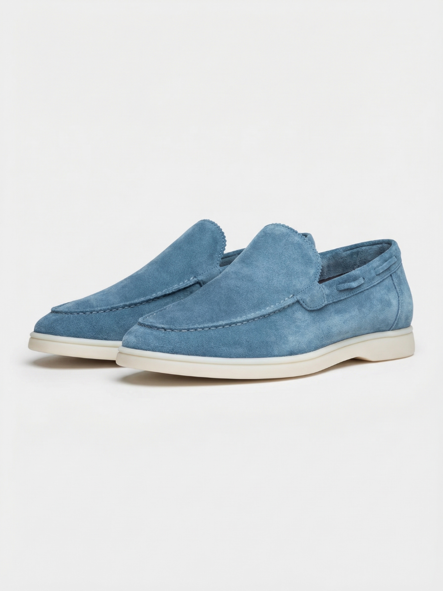 Mocassini da yacht blu zaffiro