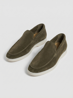 Olive Yacht Loafers