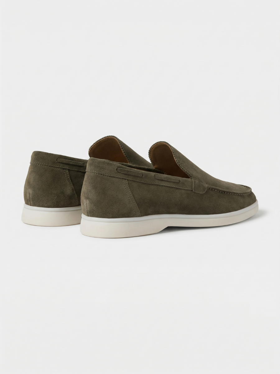 Mocassini da barca Olive