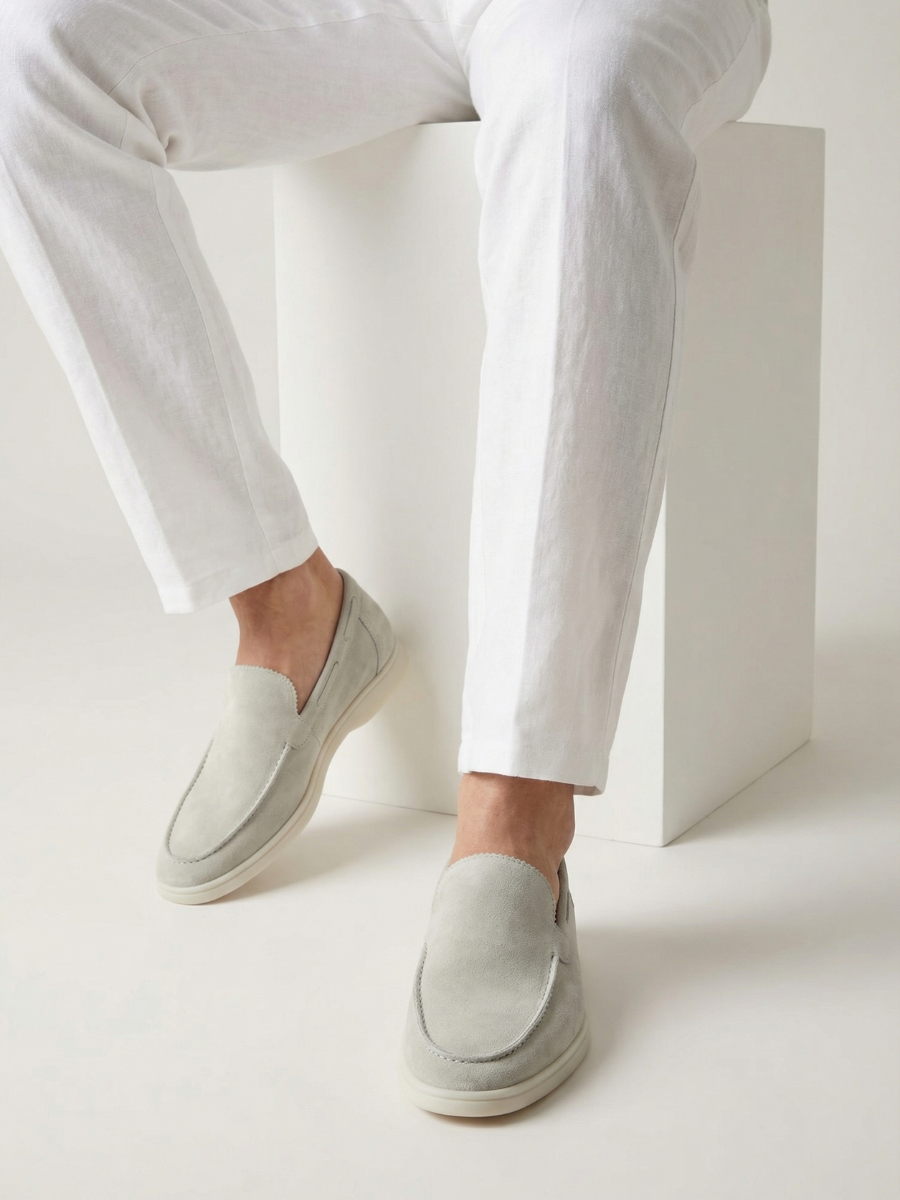 Freizeit-Yacht-Slipper in Grün