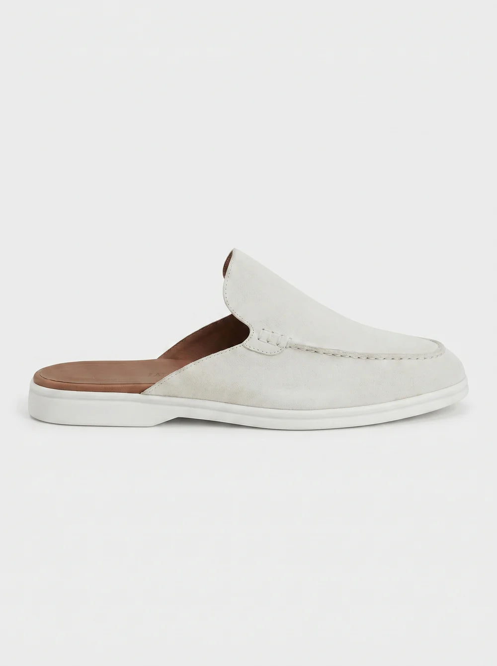 Weiße Positano Pantolette
