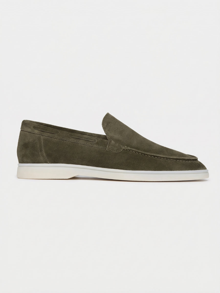 Olive Yacht Loafers